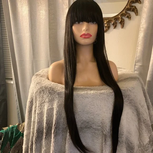 Cleopatra styled machine made wig - Picture 10 of 11
